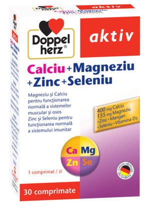Imagine produs Doppelherz Aktiv Calciu+Magneziu+Zinc+Seleniu