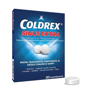 Poză COLDREX SINUS EXTRA 500mg/3mg/50mg