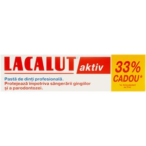 Imagine produs Lacalut Aktiv pasta de dinți + 33% CADOU