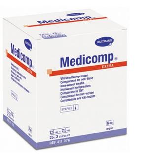Poză Medicomp Extra comprese 7,5 x 7,5 cm