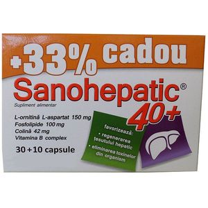 Poză Sanohepatic 40+ 33% cadou